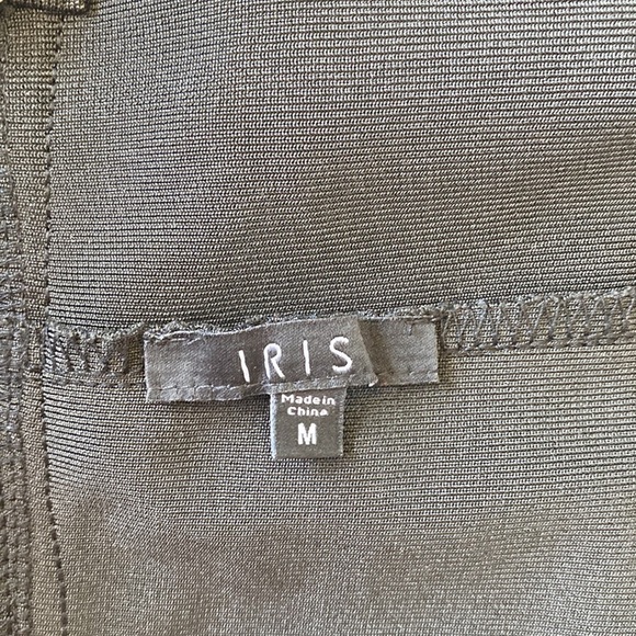 IRIS Tight Fitting Mini Black Dress Size M - Picture 7 of 10